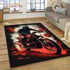 Мотокросс Современный ретро мотоциклетный ковер ковер для спальни гостиной домашнего дивана украшения,детский игровой большой декоративный напольный коврик