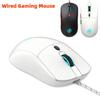 Colorful Luminous Wired Gaming Mouse, 6-Button, 3600 DPI, Comfortable Grip for E-Sports & Office.