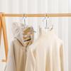 2Pcs Rotatable Folding Hoodie Hanger Plastic Clothes Hangers High-neck Sweater Hanger  Travel