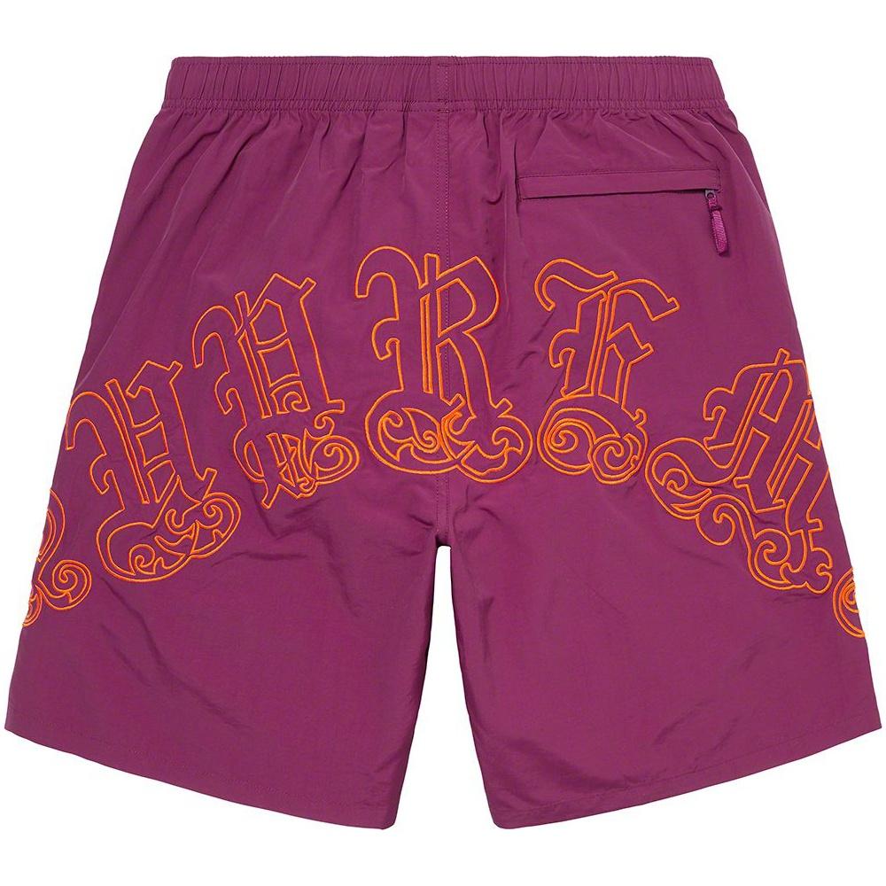 Supreme Old English Nylon Shorts 'Green Blue' Men's SUP-SS23-241