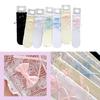 1Pair Lace Stockings Fairyism Sweat Absorption Sweet Middle Cylinder Korean Series Transparent Pile Socks Butterfly Knot