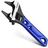 WORKPRO Monkey Wrench Mini Wide Monkey Adjustable Wrench Faucet Wrench Seat Type 120mm Maximum Opening 24mm Adjustable with Scale Water Pipe Faucet