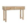 Side Table - Mango Wood - 120 X 35 X 77 Cm - Brown - 2 Practical Drawers