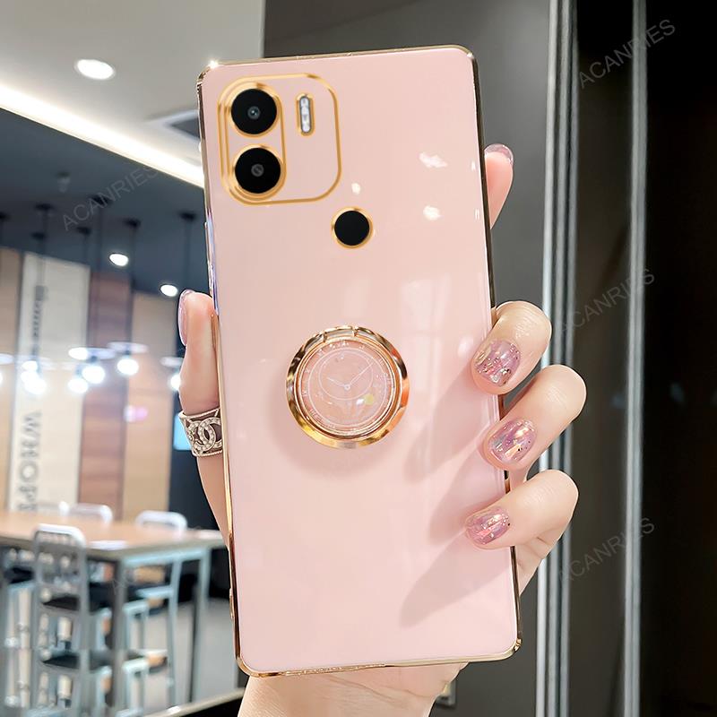Redmia1 Redmia2 Роскошный чехол-подставка с кольцом-держателем для Xiaomi Redmi A1 A2 Plus A 1 2 Мягкая силиконовая задняя крышка A1plus A2plus