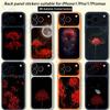 Радужное Иллюстративное Искусство БИЛЕТ Наклейка Обложка для iPhone 17 Pro/Pro max Защитная Пленка для Задней Панели, Рамки, Камеры