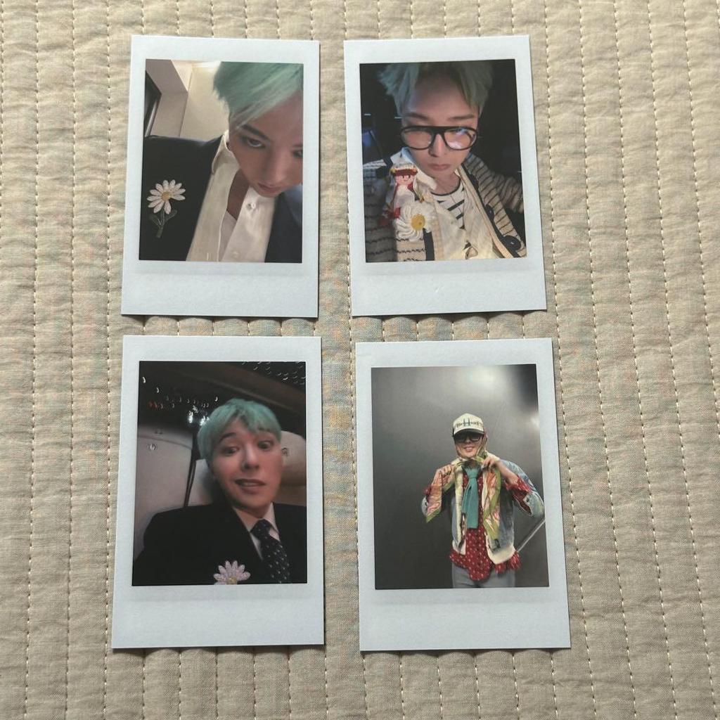 [USED] G-DRAGON Purchase Bonus Polaroid Complete Set Seoul Kong Ji-yeon