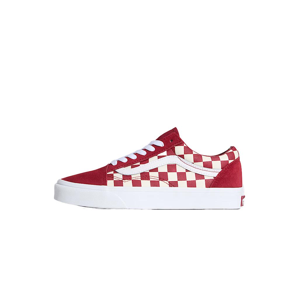Vans Old Skool Checkerboard - Red Unisex Sneakers Checkerboard-Red VN000DB3Y52