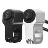 22cm 7/8in Aluminum Alloy Motorcycle Handlebar Headlight Switch Three-position Waterproof Switch 12V Fog Spotlight Retro Switch