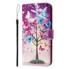 Butterfly Tree Luxury Painted Leather Case Wallet Book Style Cover for Oppo A72/A52/A92 4G,A36 4G,Reno 8/9,Realme 8/9/10/11/12...
