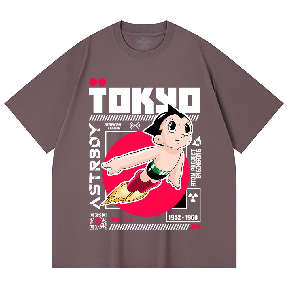 230 Gsm 100% Cotton Astro Boy V2 Print Unisex Heavy Cotton T Shirt