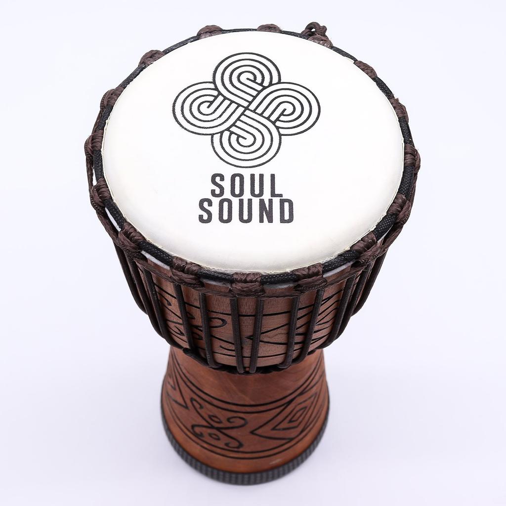 Medium Pro Djembe Drum – Soul Sound (low) – Medium 40cm (18cm Diia)