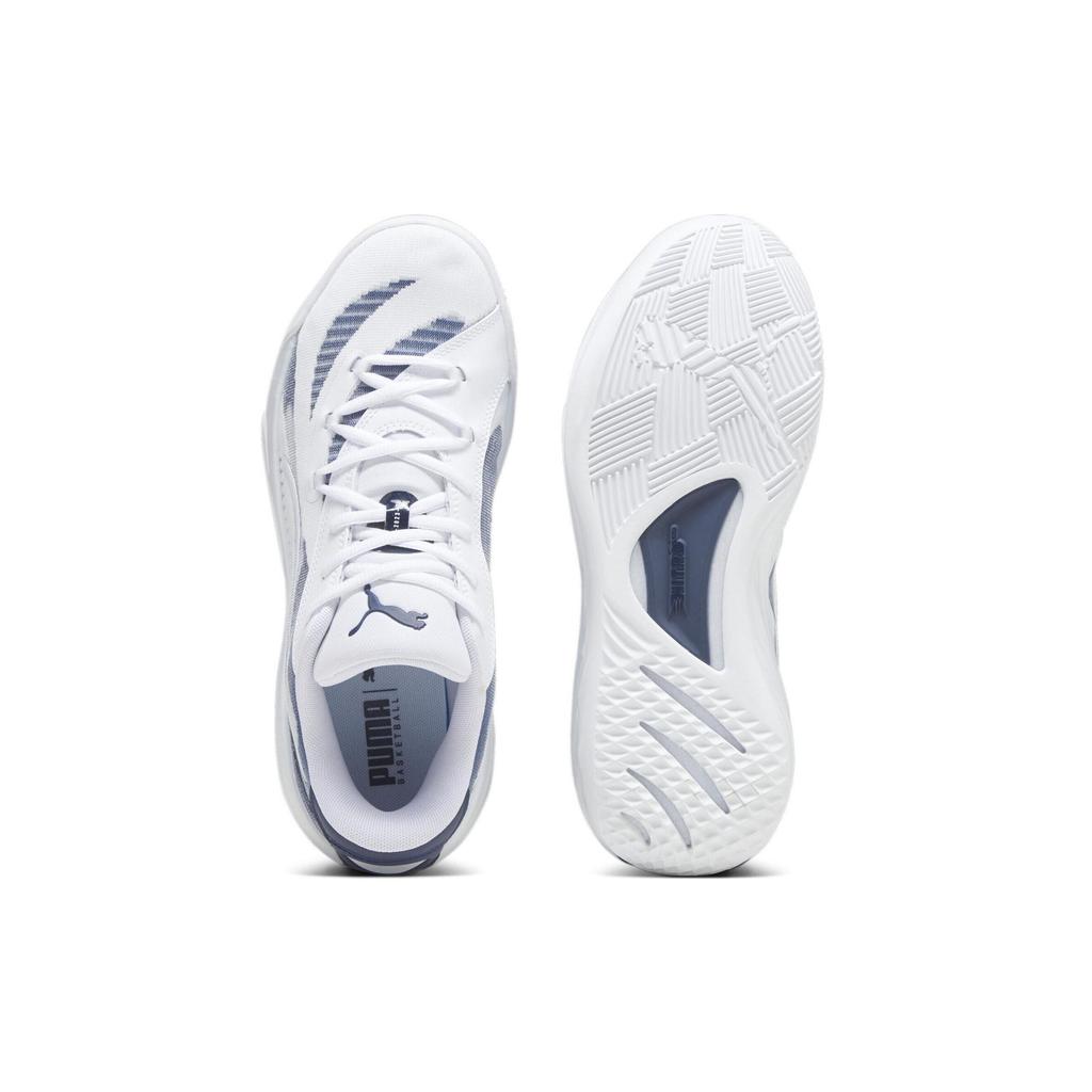 Puma All-Pro Nitro Team White Navy Men Sneakers Lime-Squeeze 379081-03