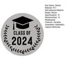 100Pcs Graduation Stickers Transparent Gold Foil Envelope Seals Congratulations Graduates Stick for Graduation Invitations Class of 2024