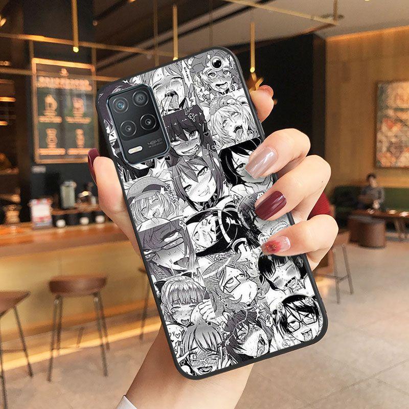 Чехол с милыми лицами аниме для девочек из мультфильма Японии для oppo Realme 8Pro 6PRO 6i 7pro 9i 9pro C11 C21Y C21 C25Y C25S C3 Q3S XT, чехол
