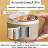 Thermal Insulated Bento Lunch Box and Bag, Thermos Lunchbox for Hot Food Containers Stainless Steel Meal Prep Airtight Container