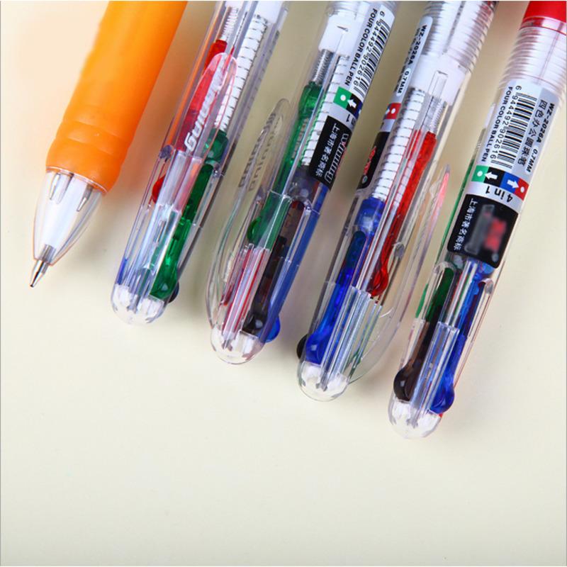 Cute Kawaii Ballpoint Pen For School Office Supplies Creative Stationery Lytwtw's High Quality Novelty Colorful 4 Colors Pretty