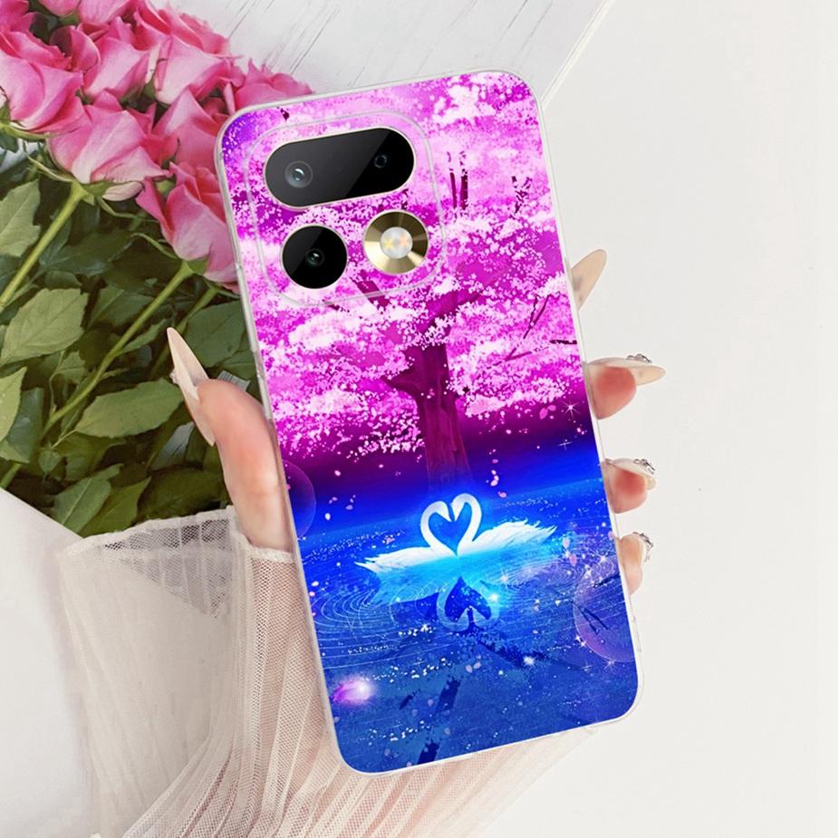Чехол для Realme 16 Pro 5G RMX5121 Роскошный чехол с рисунком цветов Мягкий тонкий чехол для телефона Для Realme 16 Pro Plus Realme16 Pro+ 5G Сумки