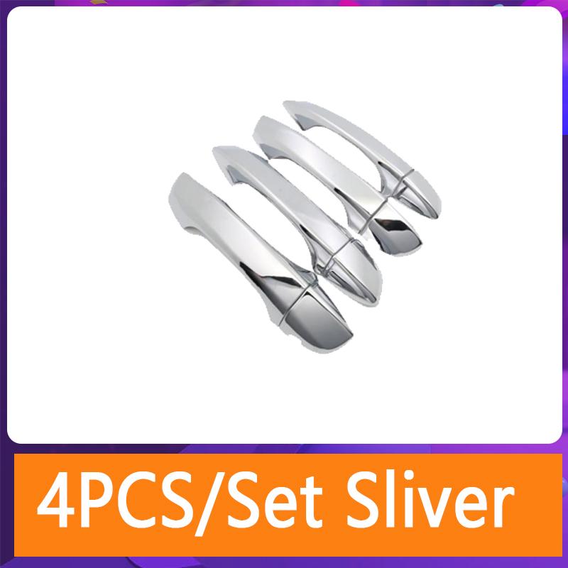 Car Door Handle Cover Trim For VW Volkswagen Tiguan AD BW 2016~2023 Scratch Proof Chromium Styling Car Exterior Part