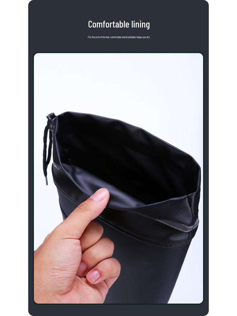 Водонепроницаемые нескользящие резиновые сапоги унисекс для работы и моды