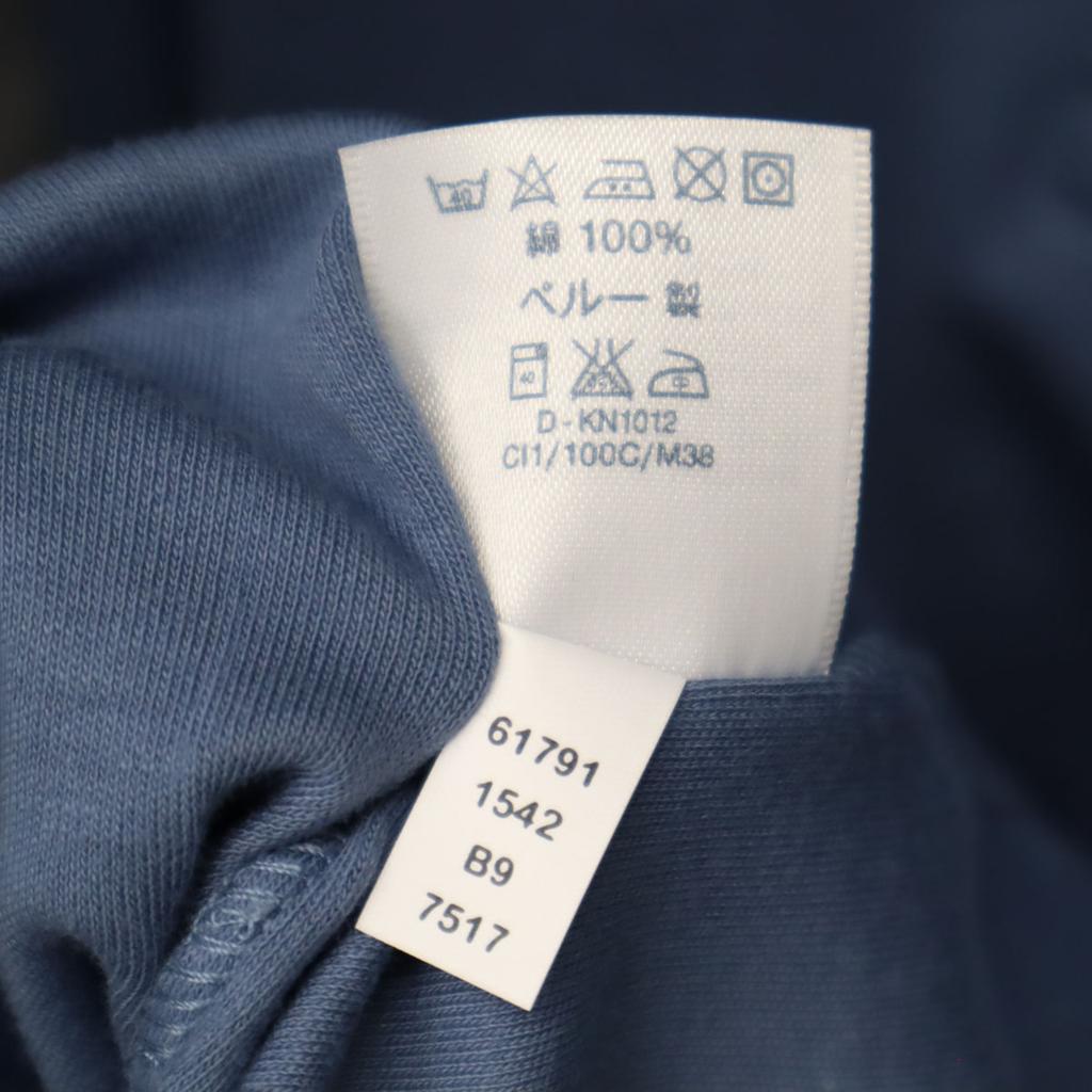 LANDS' END Рубашка поло с длинным рукавом M синяя Женская Б/У