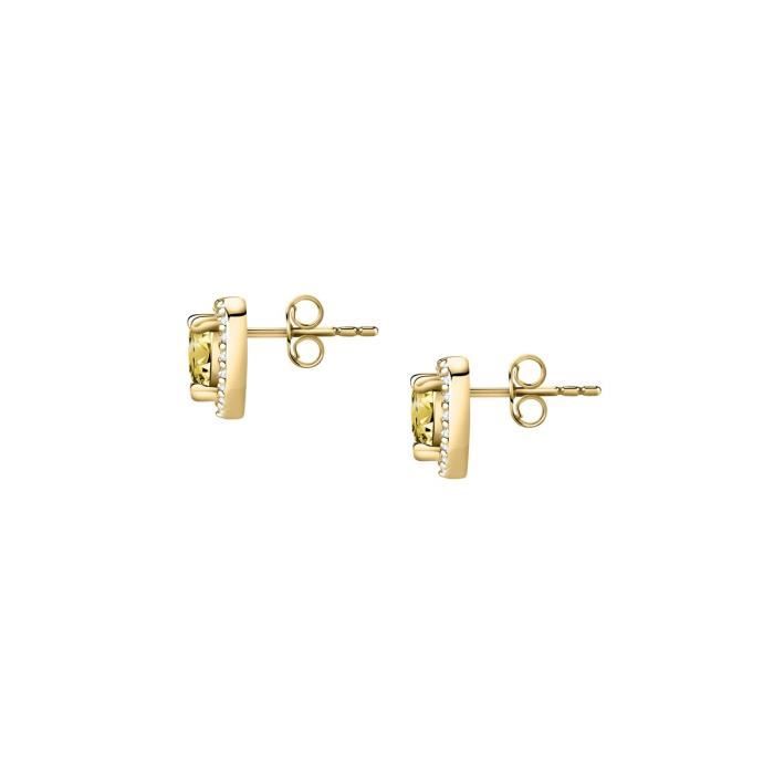 Boucles d'oreilles MORELLATO en Argent 925/1000 Jaune et Oxyde Jaune - Puce Clou Femme