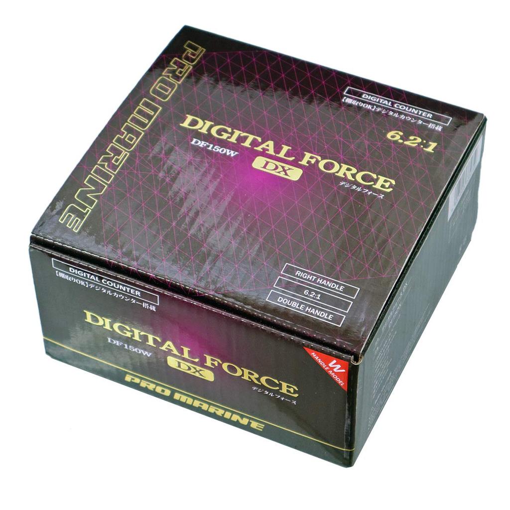 Катушка для приманки Digital Force DX DF150W 150M нить Promarine PRO MARINE рыболовное снаряжение PE1.5 №.
