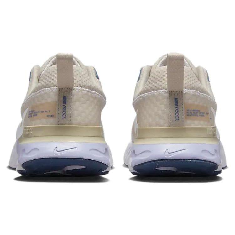 Nike Женские беговые кроссовки Nike React Infinity Run Flyknit 3 Oat Овсяный Фиолетовый с диффузным синим и белым DZ3016-101
