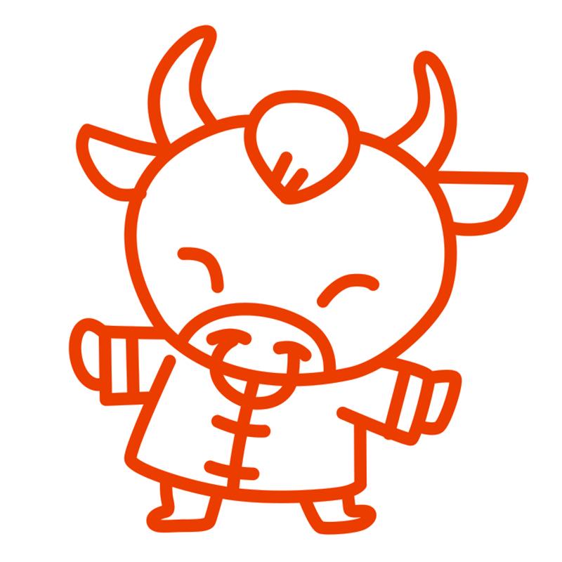 Zodiac Animal Stamps: Ox, Rat, Rabbit, Dragon, Pig, Tiger, Snake, Horse - Cartoon Stamps for Kids