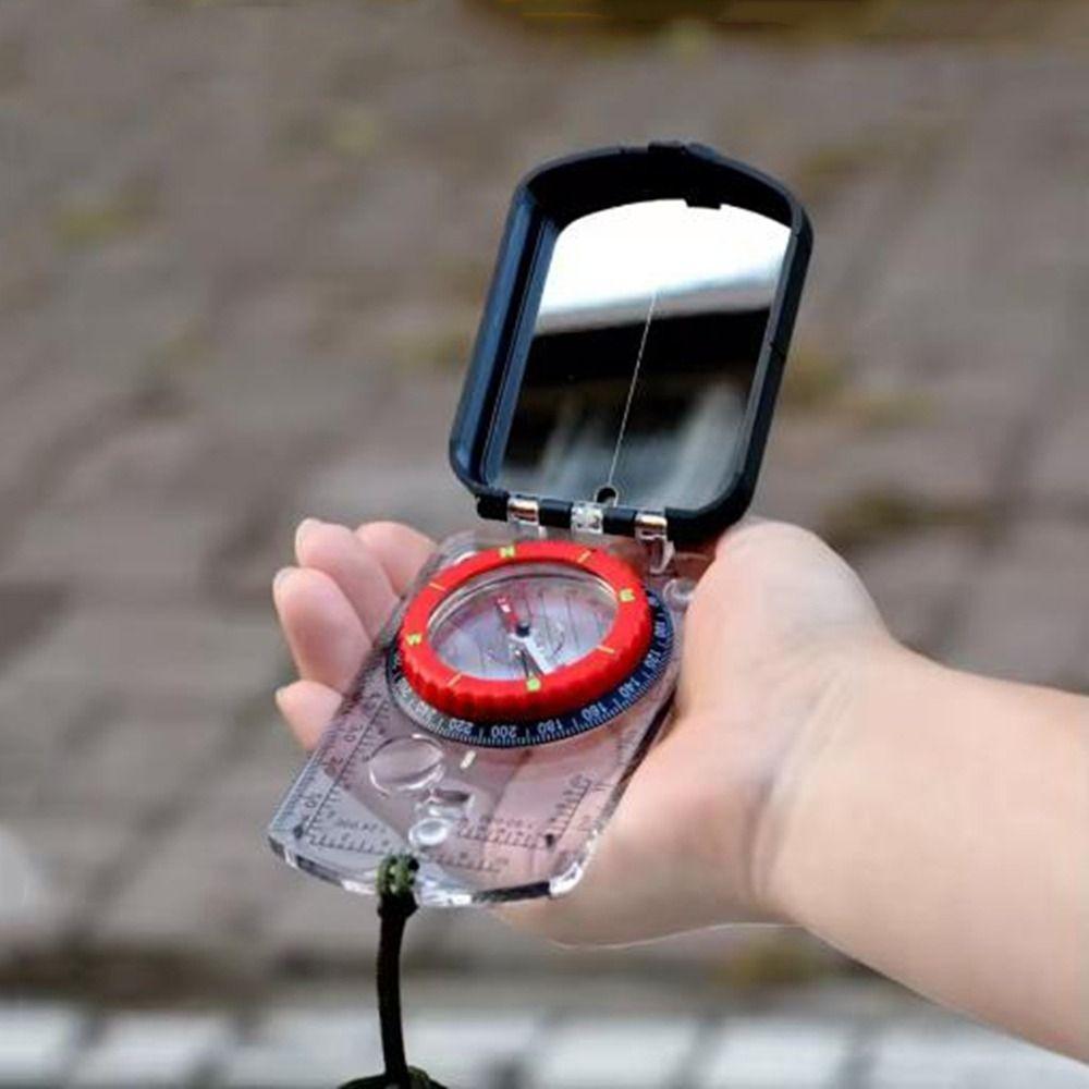 Легкий походный компас для выживания, светящийся флуоресцентный кольцевой компас, походный компас для пешего туризма