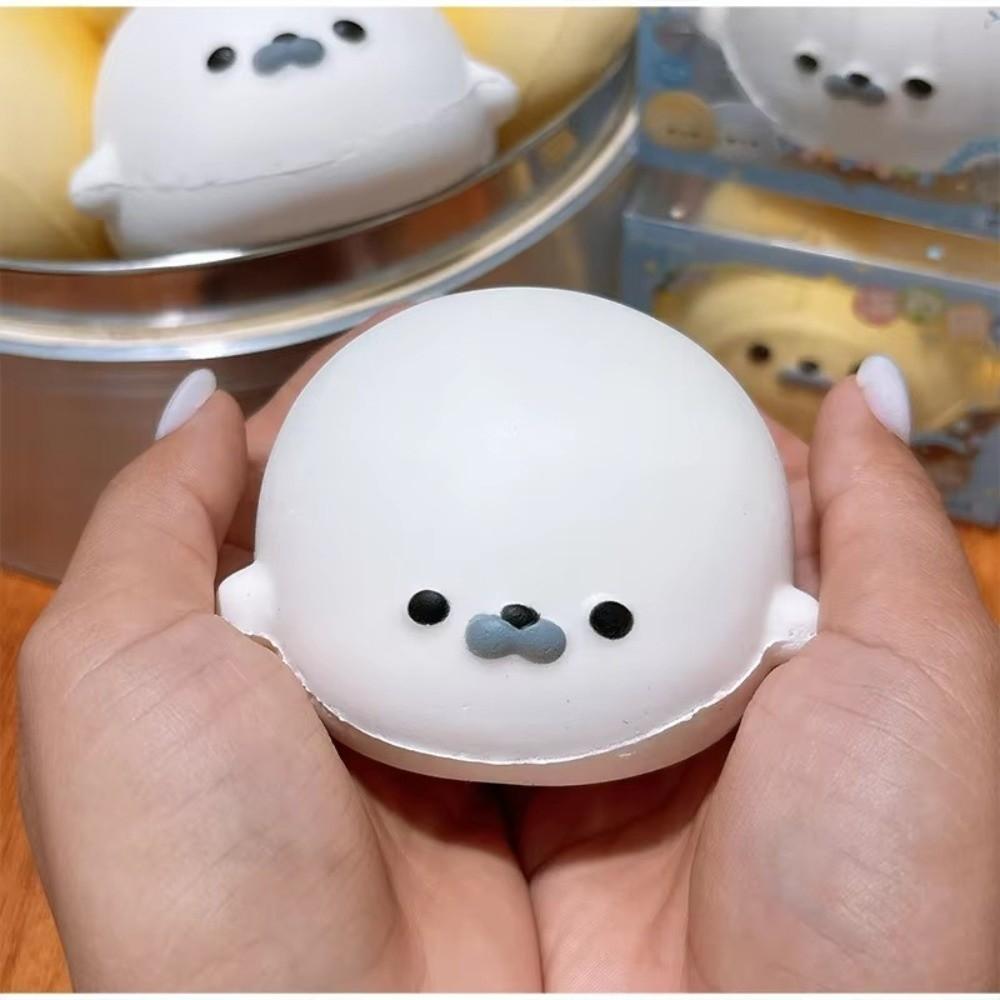 Soft Texture Seal Squeeze Toys Slow Rising Seal Fidget Toy Kawaii Seal Squishy Toy Office Use