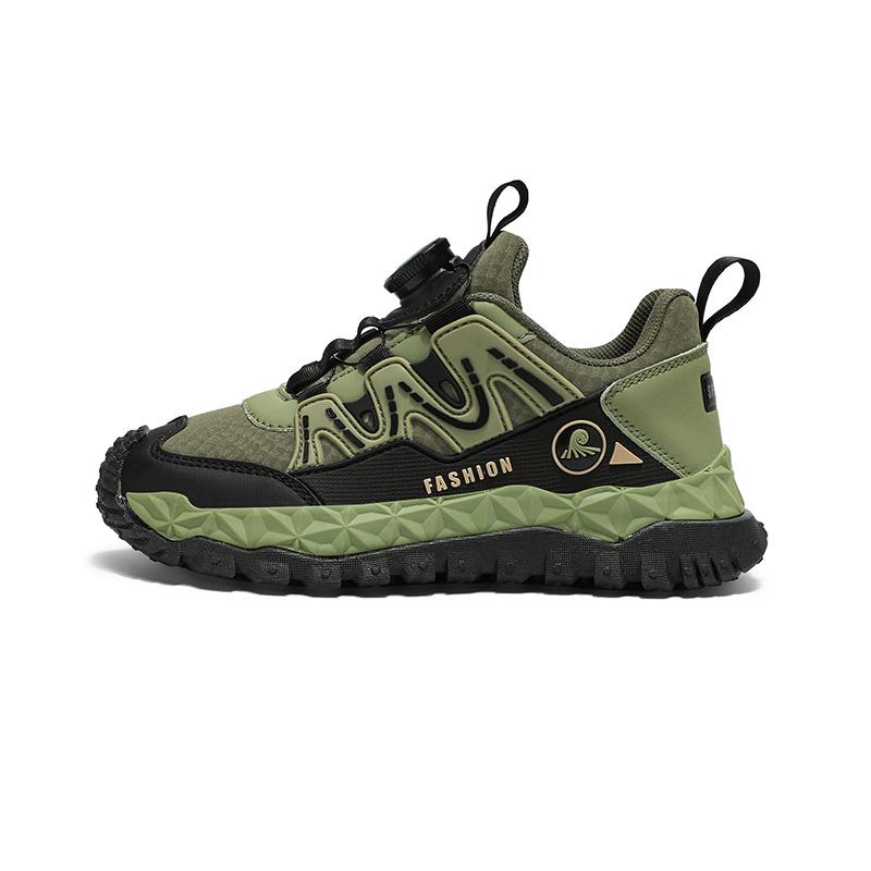 Поворотная пряжка для детей, походная обувь для мальчиков и девочек, для студентов, для занятий спортом, теннисом, бега, повседневные кроссовки на осень-зиму для детей