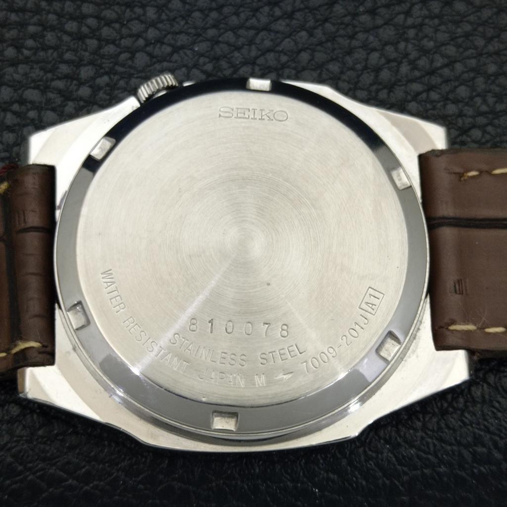 ВИНТАЖНЫЕ МУЖСКИЕ ЧАСЫ SEIKO 5 AUTOMATIC 7009A ЯПОНИЯ ОРИГИНАЛЬНЫЙ ЦИФЕРБЛАТ a702381-5 R124-a702381