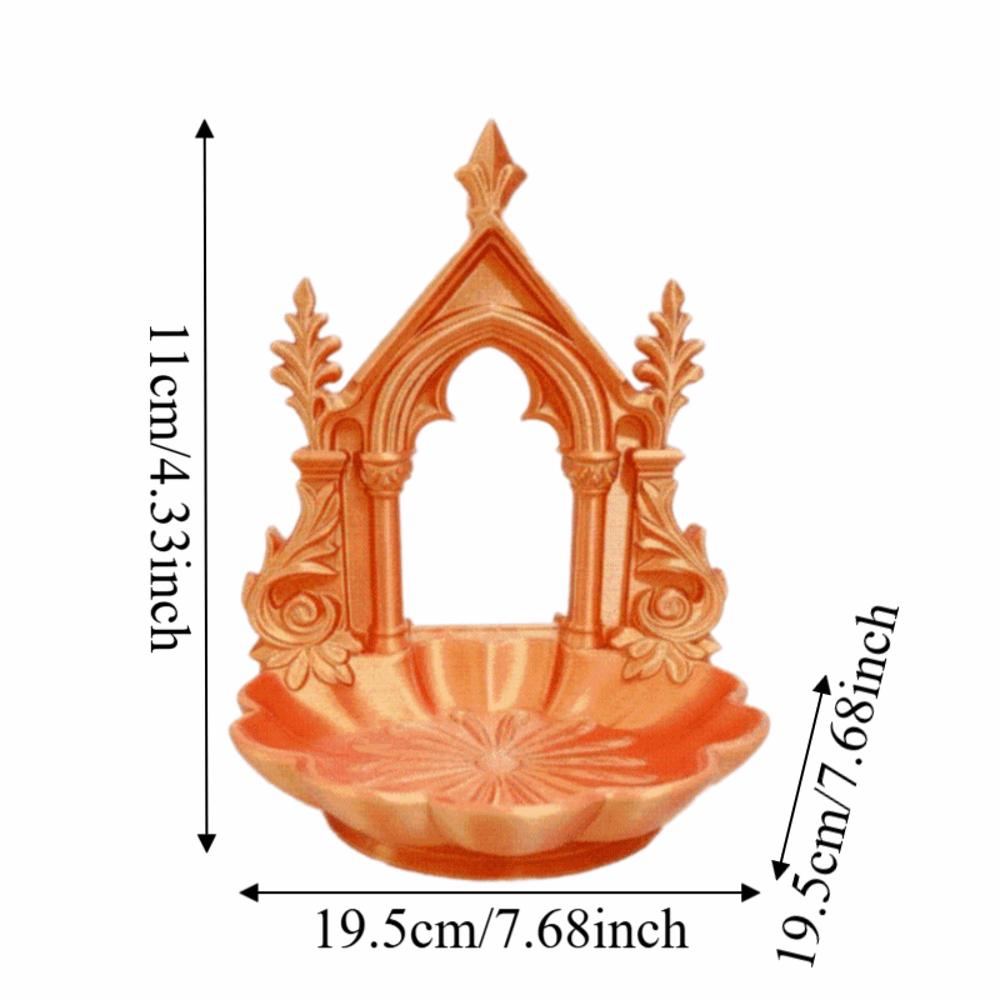 Gothic Style Jewelry Storage Box Elegant Home Decorative Ornament Jewelry Organizer Tray Bedroom