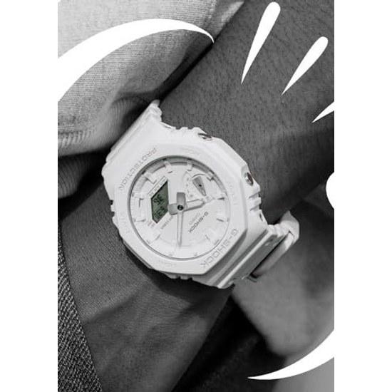 Мужские наручные часы Casio G-Shock серия TONE-ONTONE GA-2100-7A7JF белые