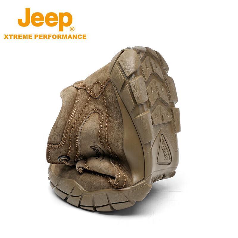 Jeep Мужская теплая нескользящая обувь для хайкинга на открытом воздухе