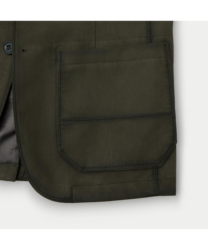 Series Soft-Touch Suede Regular Fit Jacket Sajas26111Khx