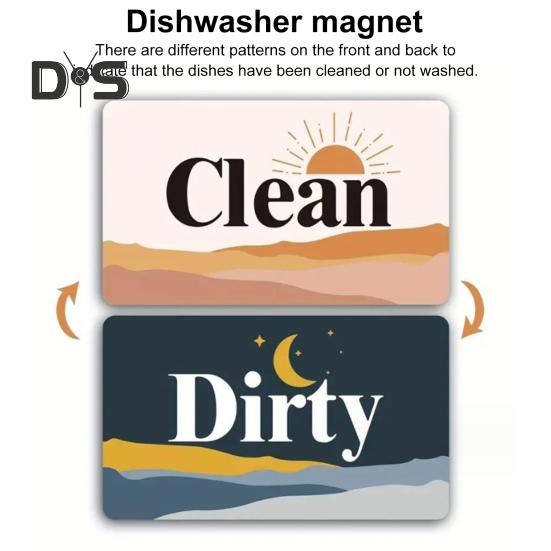 2 шт. грязно-чистый магнит для посудомоечной машины посудомоечная машина грязно-чистый магнитный индикатор акриловый знак украшение для кухни холодильника