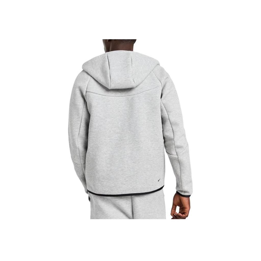 Nike Худи Windrunner на молнии из ткани Tech Fleece Темно-серый меланж/Черный Мужская верхняя одежда HV0949-063