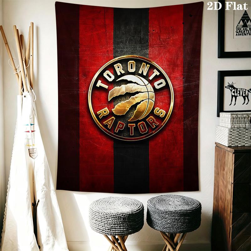 Toronto Raptors Basketball Team Logo Threepiece Set 1 Duvet Cover 2 Pillowcase Without Core Soft And Comfortable Bedding Set