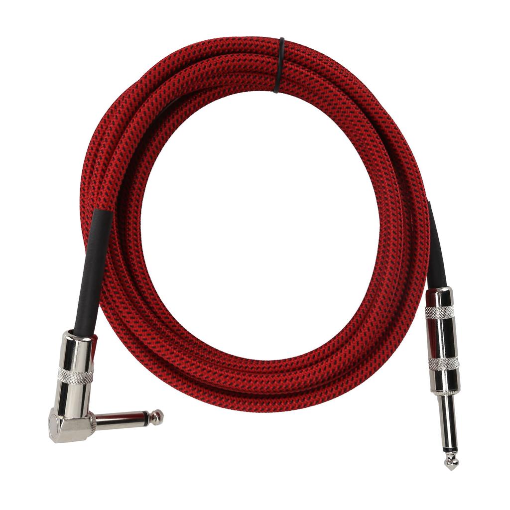 JORINDO Electric Guitar Amp Cable 6.35mm Musical Instrument   Cord Connection 1/4in Red