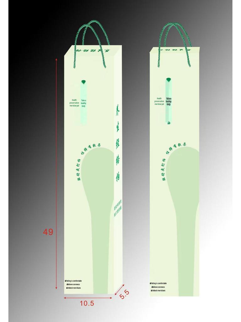 Деревянная многофункциональная меридианная массажная палка для постукивания по спине и телу