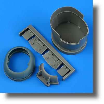 Quickboost Охлаждающие заслонки капота Grumman Hellcat Пластиковый модельный набор Детали QIC49193 1/48 F6F-5 & (Открытая позиция) (Для Хасэгавы) (Самолет)