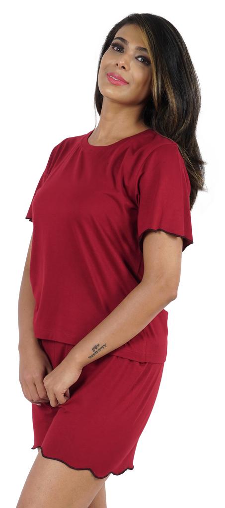 Inkmeso 2 Pcs Sleepwear Sets For Women Short Sleeve T Shirt & Shorts