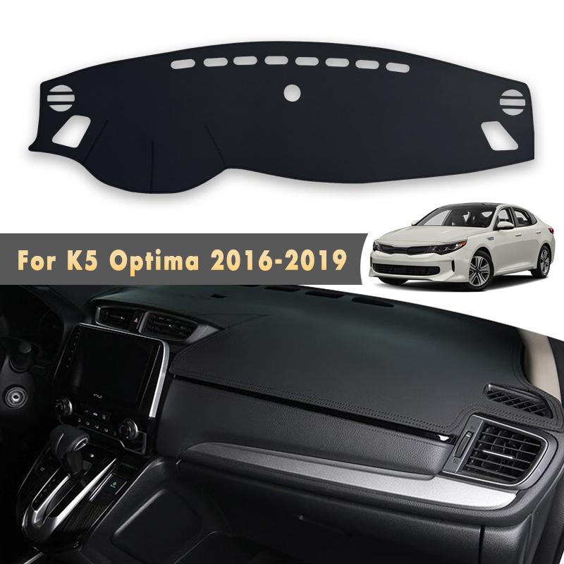 Чехлы на панель приборов автомобиля для Kia Optima K5 2018 2017 2016 Защита от солнца Аксессуары для панели приборов Автозапчасти Автомобили Продукт