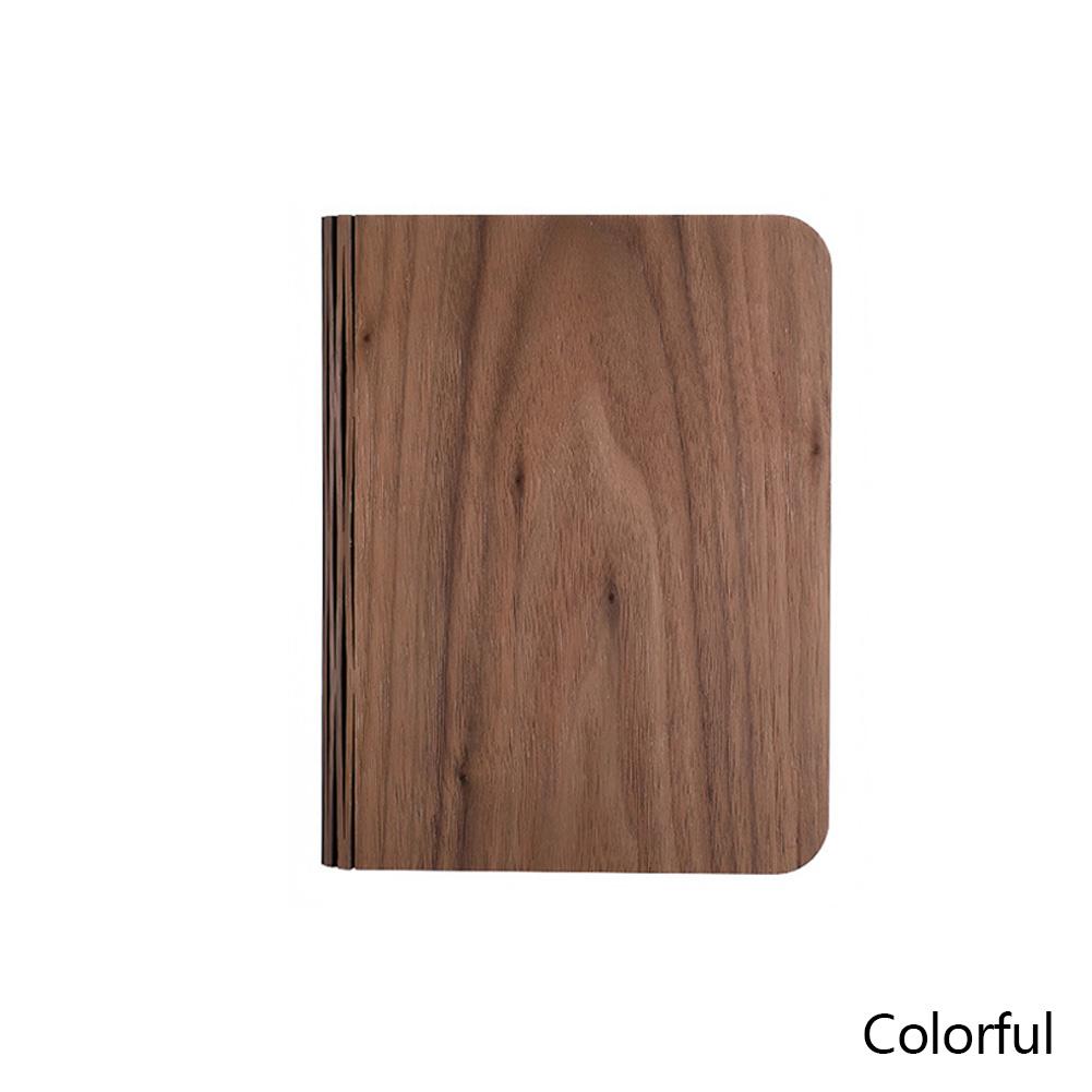 Светодиодный деревянный светильник для книг 3D креативный USB перезаряжаемый магнитный ночник складная светящаяся книга для детей подарок на день рождения Рождество