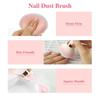 Manicure Nail Dust Brush Hourglass-shaped Nail Art Brush New Clean Up Tools  for Acrylic Nails