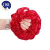 Hair Bun Hairpiece Dark Brown Messy Bun Hair Extension Women Wavy Curly Updo Scrunchie Elastic