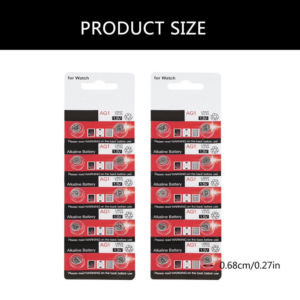 Высокая емкость AG1/LR621 плоские батарейки для часов щелочные батарейки для часов герметичная батарейка для детских игрушечных часов