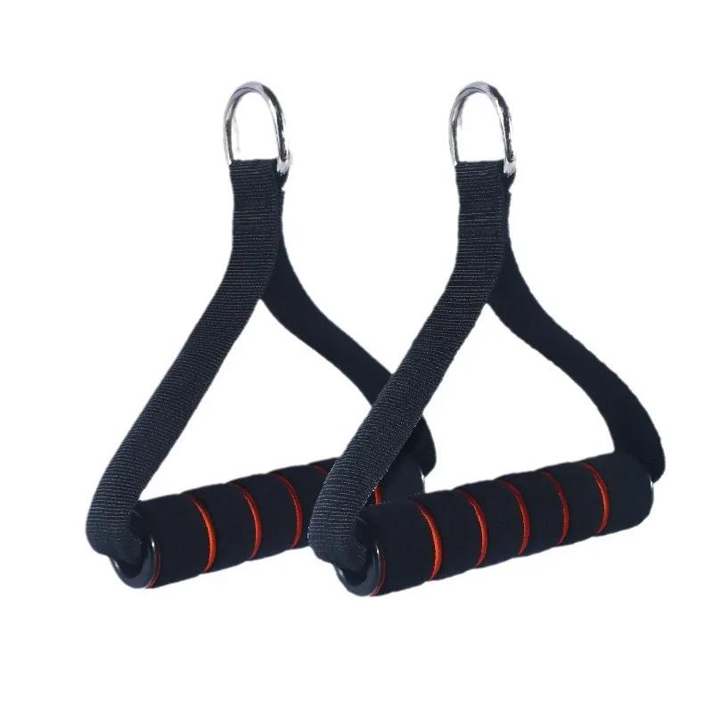 1 Pair Pull Rope Grip Handles, Non-Slip Exercise Band Handles for Resistance Bands, Yoga Hammock Fitness Workout Accessories