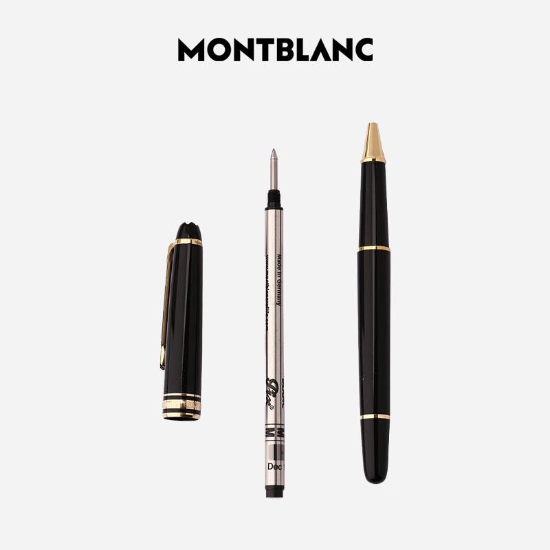 Montblanc Роллербол Meisterstück 163 с золотым покрытием